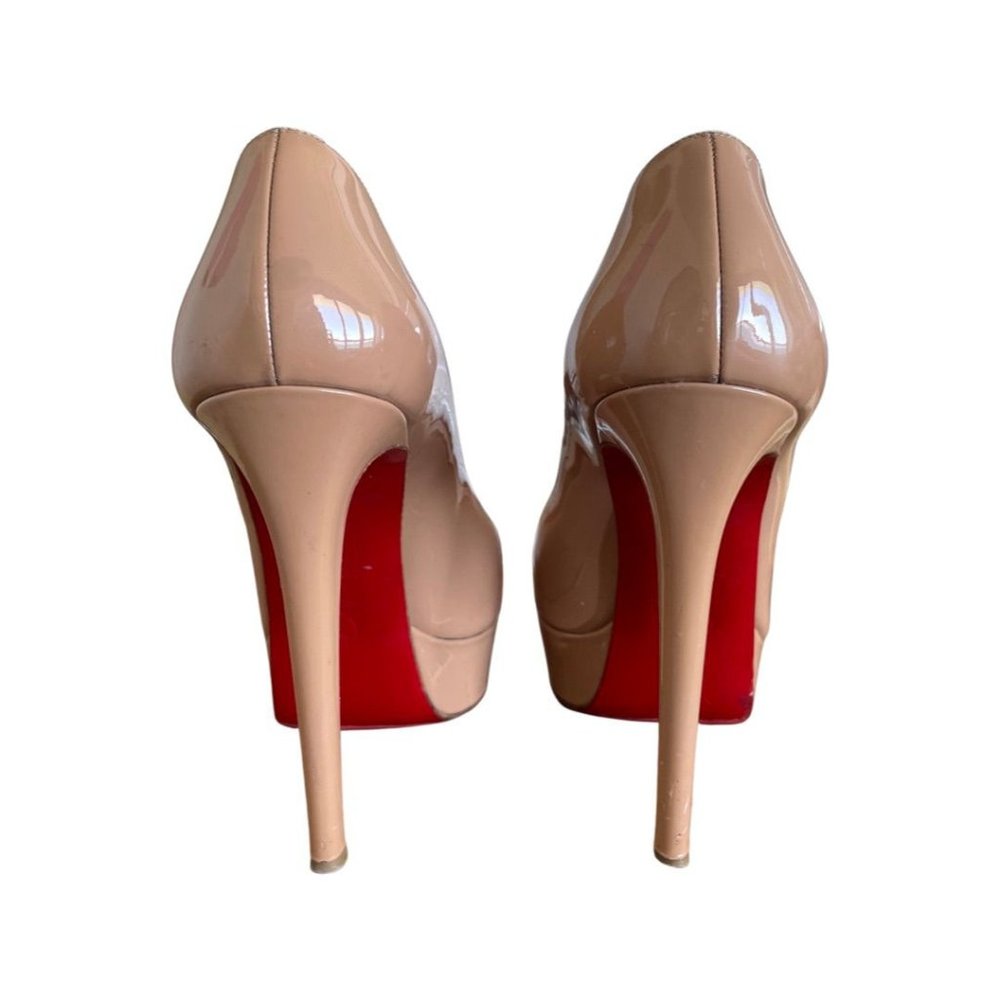 Christian Louboutin Nude Patent Leather Heels